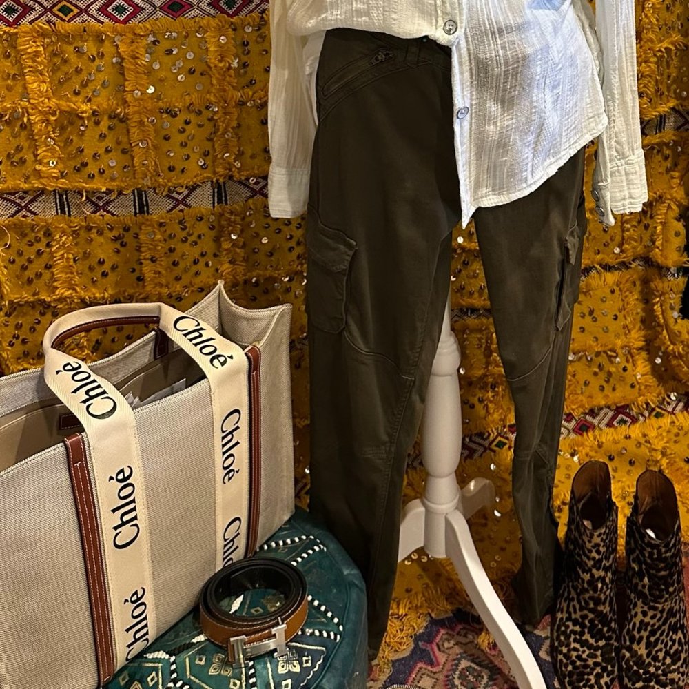 Size 8 Zara Army Green